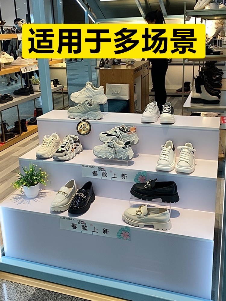 계단식전시대 진열대 계단 디스플레이 전시 쇼룸 쇼케이스 거치대 꽃집 화분 - 상세 이미지 3