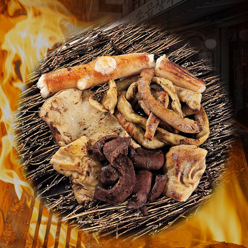 곱창거래소 직화 초벌 소곱창구이 모둠 760g - 상품 이미지