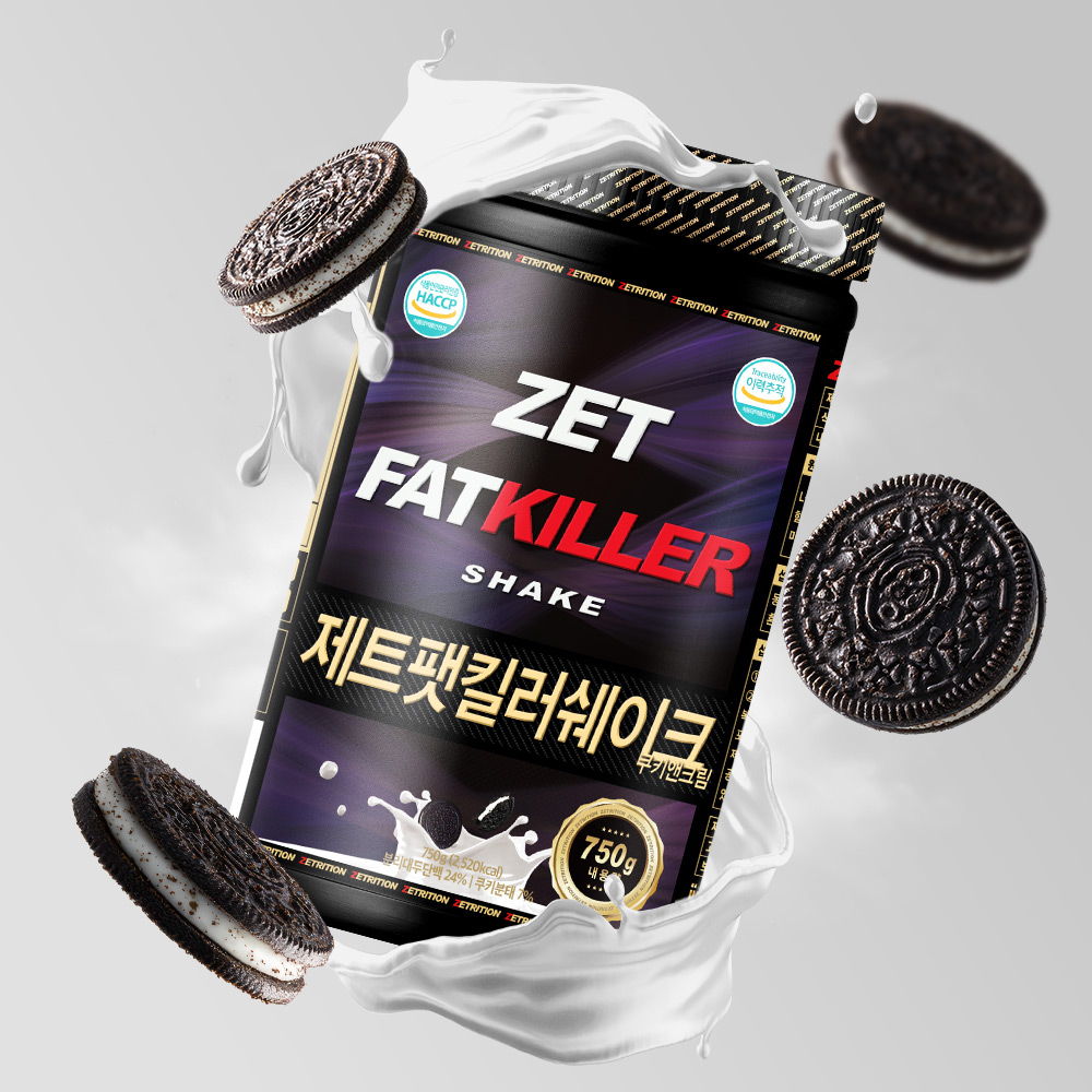 제트리션 제트팻킬러쉐이크 750g 초코 식사대용 단백질 다이어트 프로틴 - 상세 이미지 5