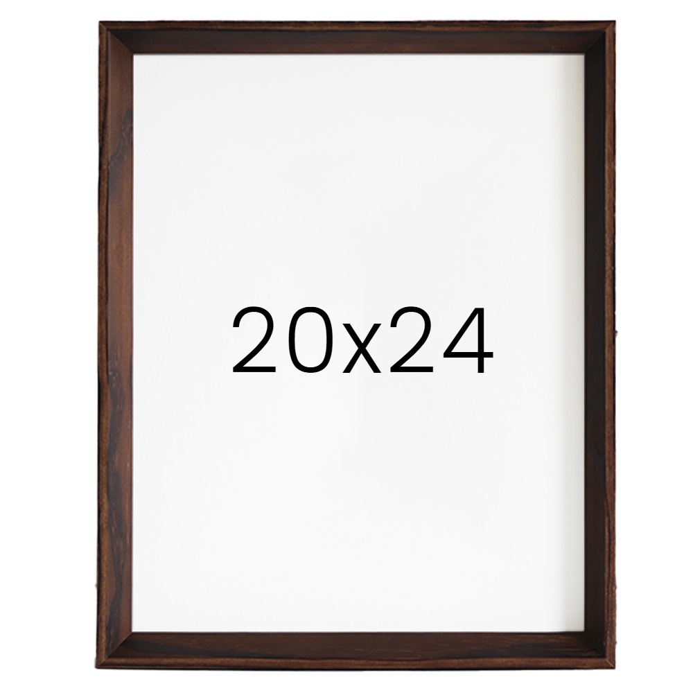 5mm트윈 원목액자 웨딩액자 그림 포스터 프레임 인테리어 20x24 508x609mm, 버닝 - 메인 이미지
