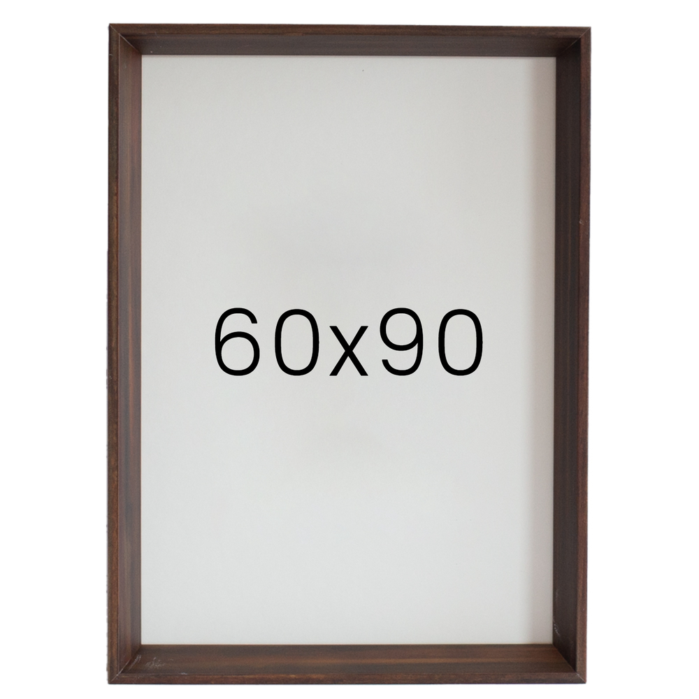 5mm트윈 원목액자 웨딩액자 그림 포스터 프레임 인테리어 60x90 600x900mm, 진밤 - 메인 이미지
