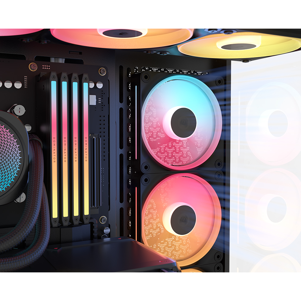 커세어 3500X LX-R RGB iCUE LINK 강화유리 (블랙) - 상세 이미지 4