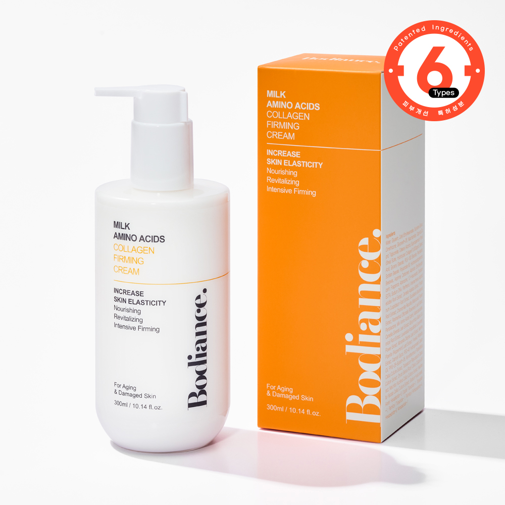 바디언스 밀크 아미노산 보르피린 가슴 마사지 바디 탄력 크림 300ml 시어버터 바디버터 이미지 2