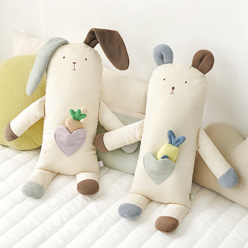 [밤부베베] 오물조물 애착인형_바니/곰곰 - 상세 이미지 2