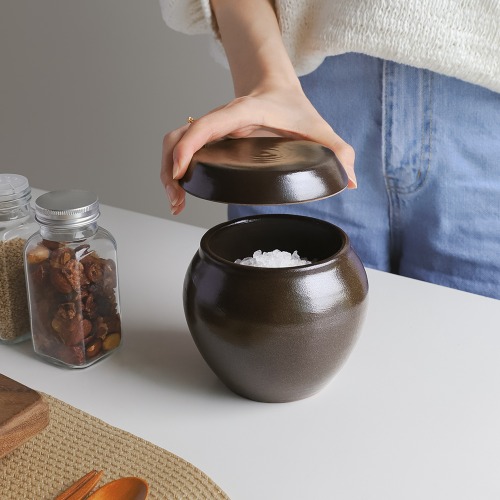 수제 전통 미니 장독 11cm 4호 - 상세 이미지 4