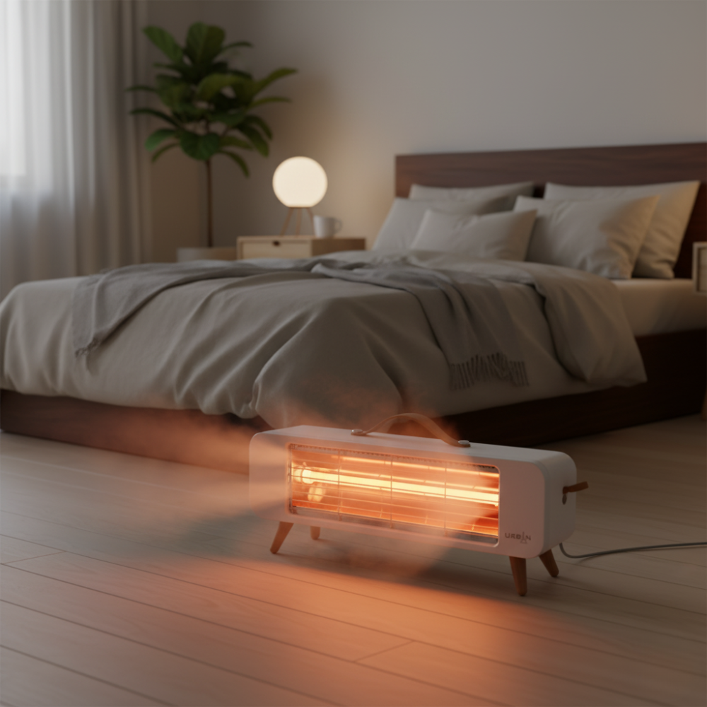 탁상형 와이드 전기난로 사무실 가정용 미니히터 발난로