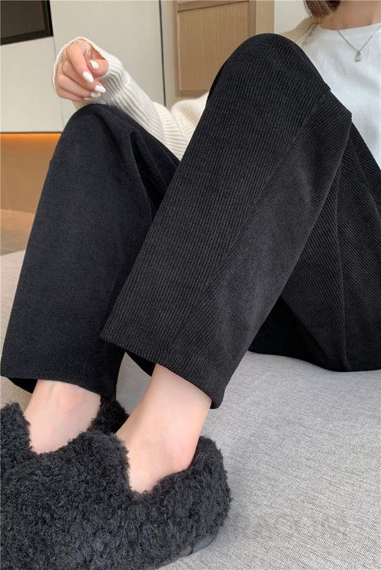 여성 겨울 코튼 벨벳 하렘 팬츠 편안한 착용감의 요가바지 캐주얼 스타일 보헤미안 감성의 데일리룩 추천 히피패션 운동복으로 활용 가능 이미지 6