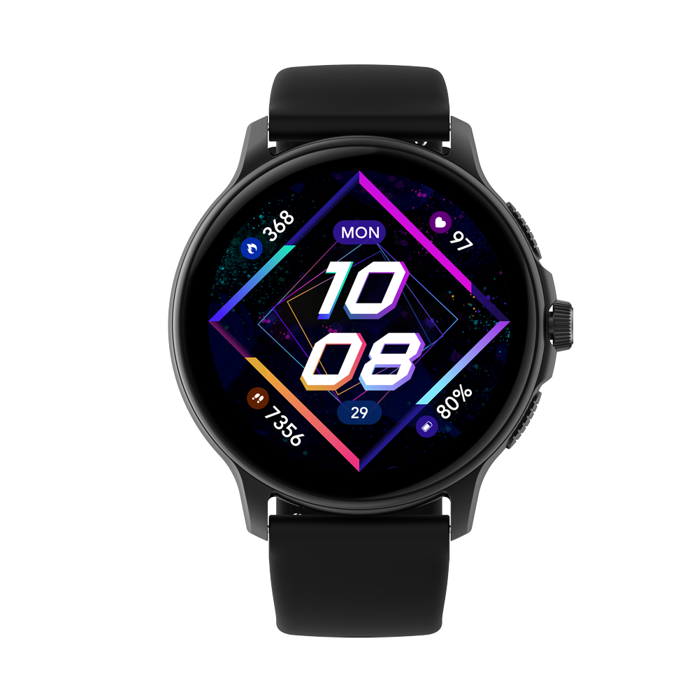 펭카 스마트워치 PSW5004 1.43인치 AMOLED 블루투스 통화 한글판 블랙 - 상품 이미지