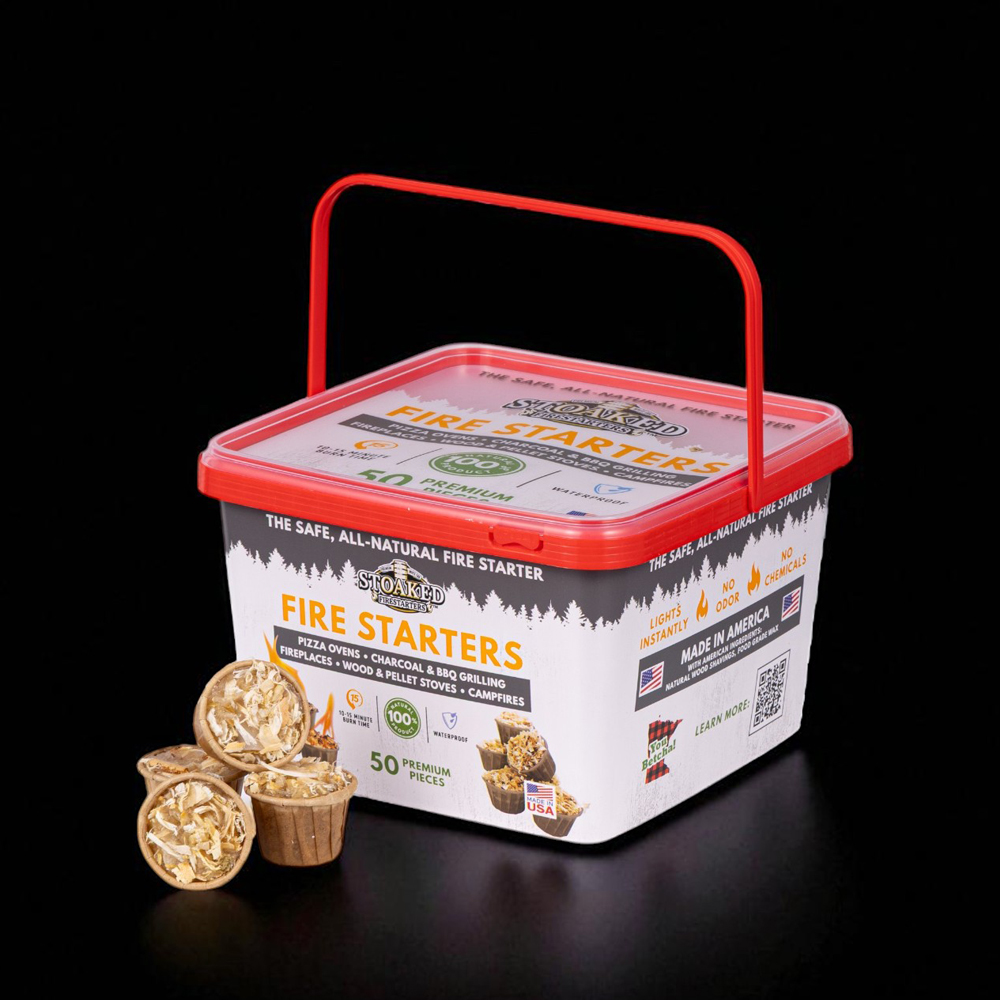 꾸버스 컵케이크 착화제 캠핑 파이어스타터 숯 장작 화로대 불쏘시개 고체연료 4P