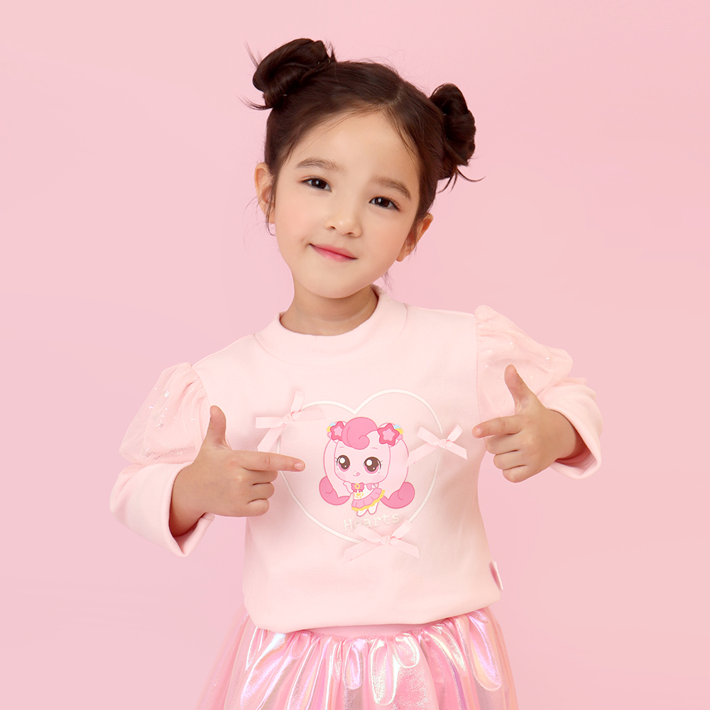 슈팅스타 캐치 티니핑 여아 벌룬 후라이스 티셔츠 - 상품 이미지