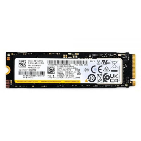 ZECHNOLOGY [해외]ZECHNOLOGY NewSamsung 512GB PM9A1a Gen4x4 NVMe M2 PCIe SSD OEM - MZVL2512HDJD LEN SSS0Y86515