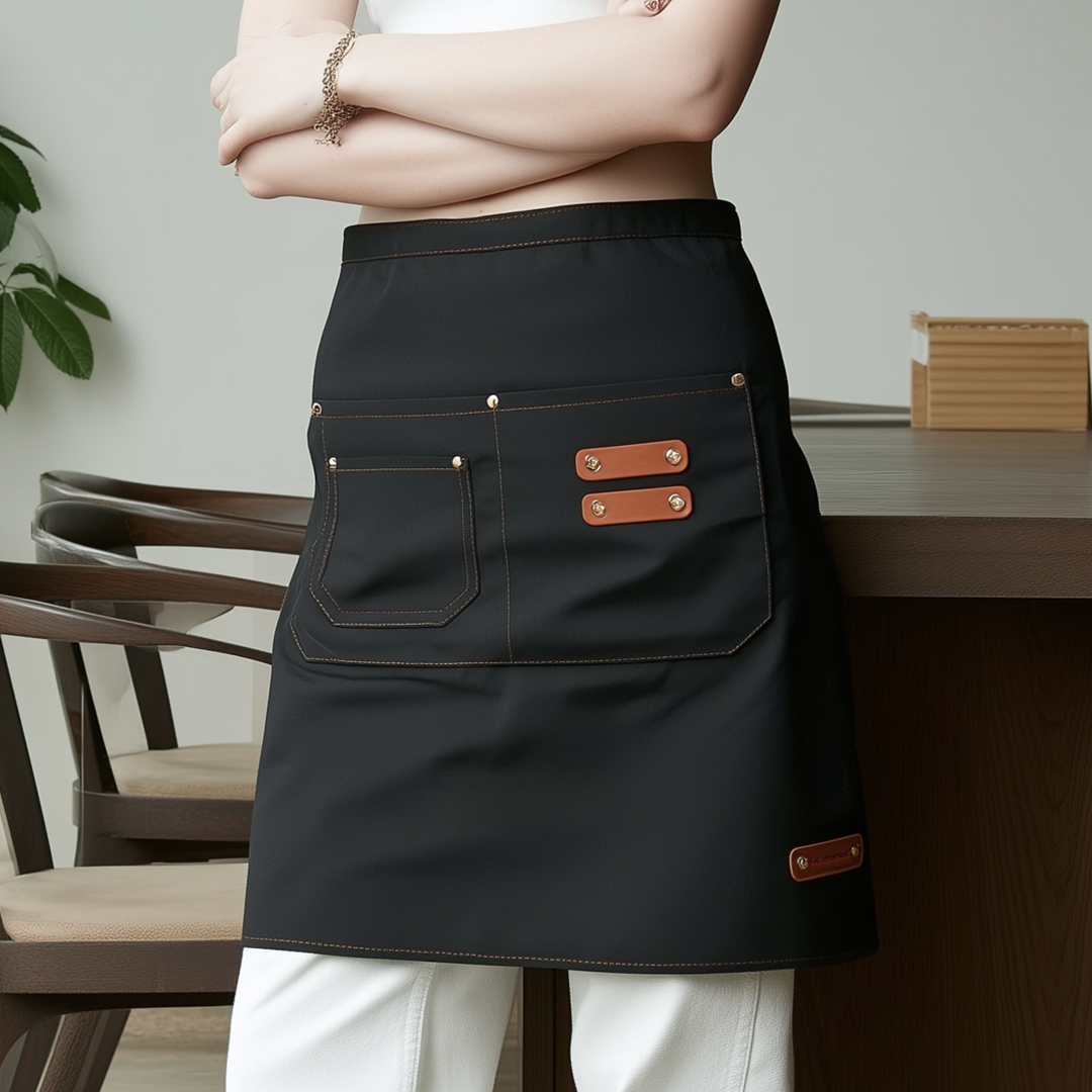 똑똑한소비마켓 100 생활 방수 테릴렌 앞치마 미니 카페 미용 식당 허리 앞치마 반앞치마