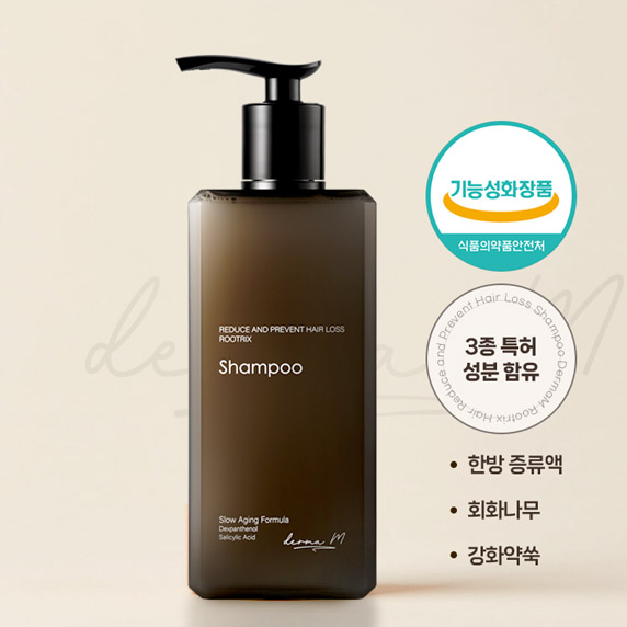 더마엠 루트릭스 기능성 탈모 케어 샴푸 400ml - 상세 이미지 3