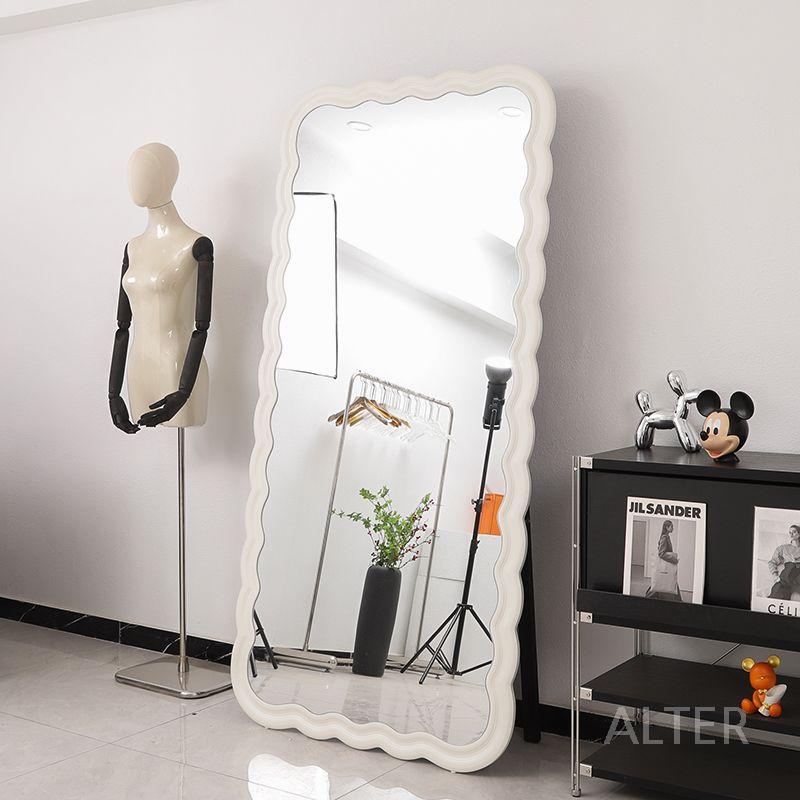 웨이브 전신거울 포토존 인테리어 블랙 60x170cm 클라우드 미러 - 상세 이미지 2