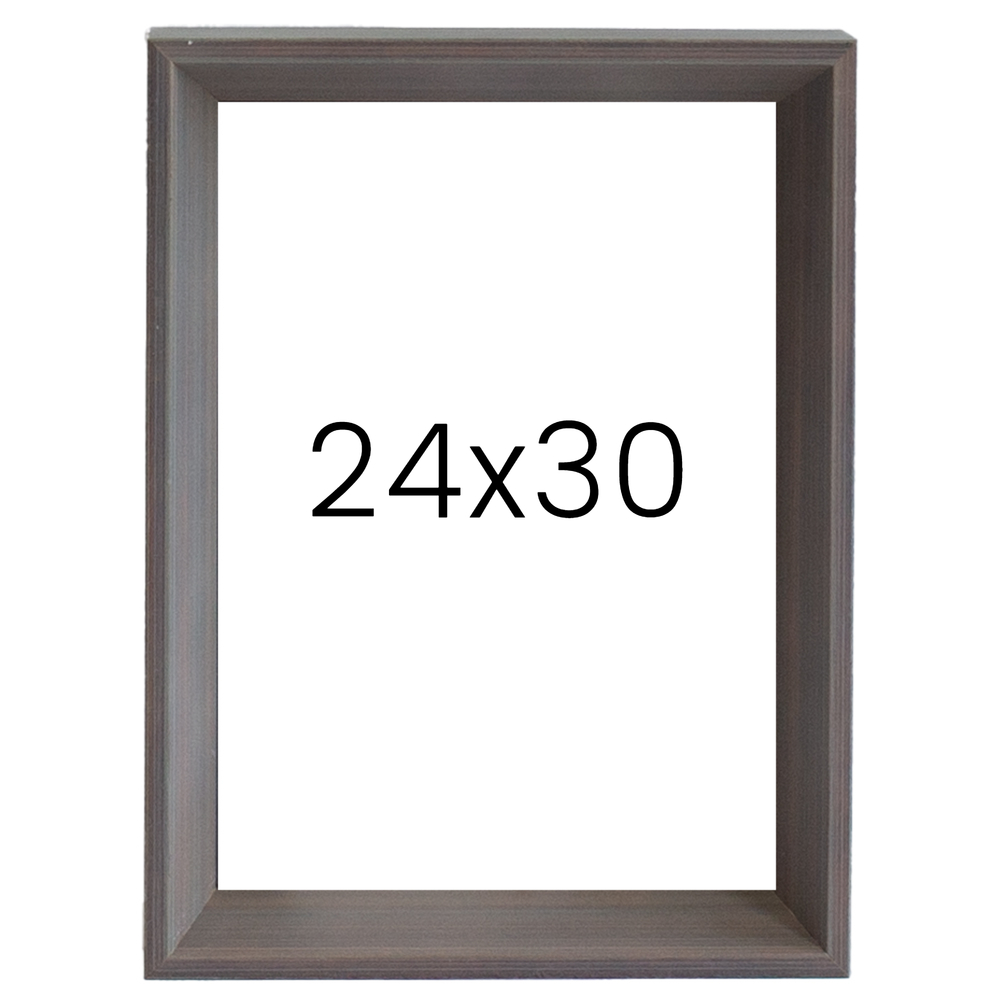 5mm트윈 원목액자 웨딩액자 그림 포스터 프레임 인테리어 24x30 609x762mm, 그레이 - 메인 이미지
