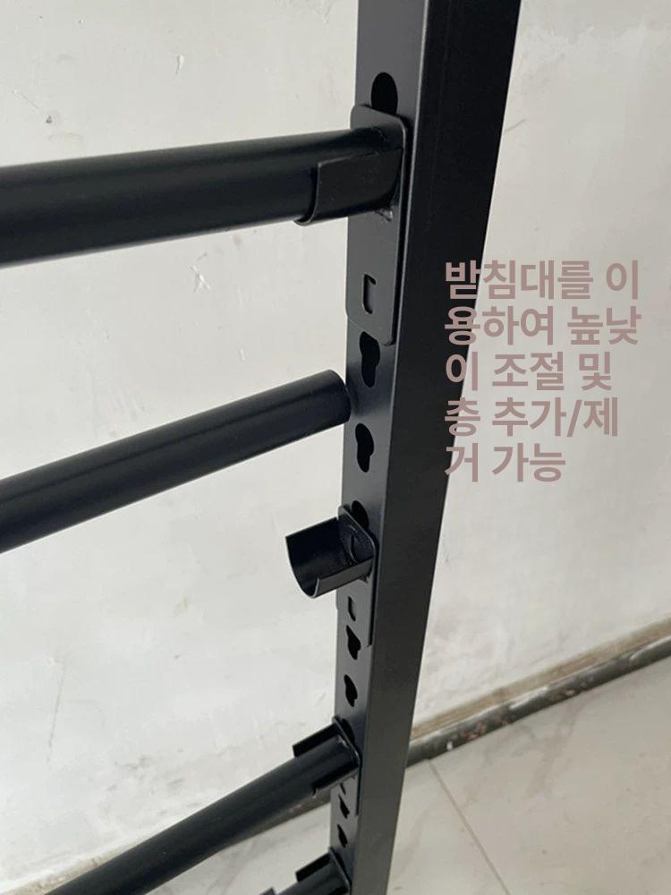 시트지 거치대 래핑지 선반 포장지 썬팅 꽃집 튜브 벽지 바퀴 카센터 전시대 이동식 랩핑 6단 - 상세 이미지 4