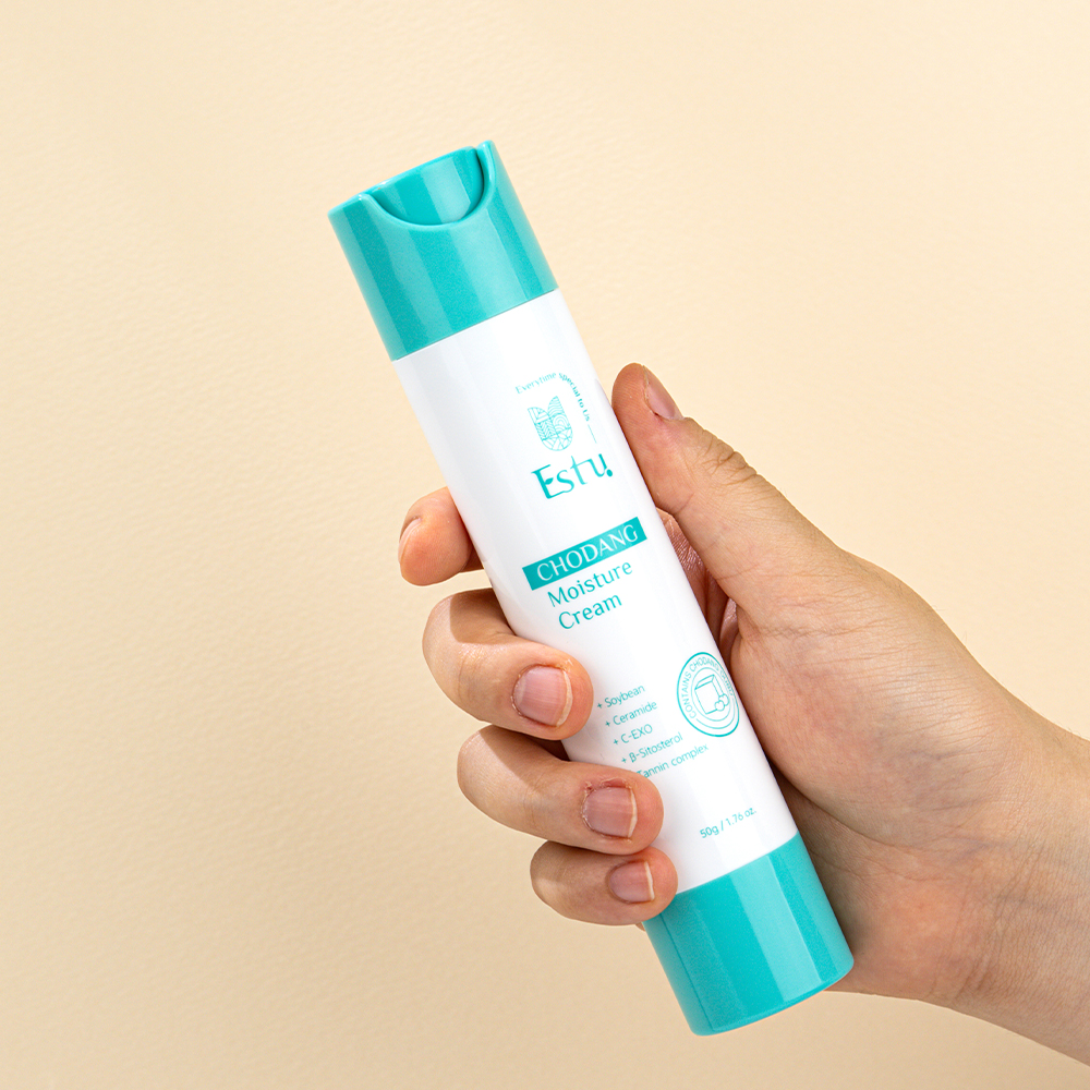 초당 모이스처 크림 모공 수분 세라마이드 스쿠알란 진정 보습 케어 50ml 1개 에스투 - 상세 이미지 3