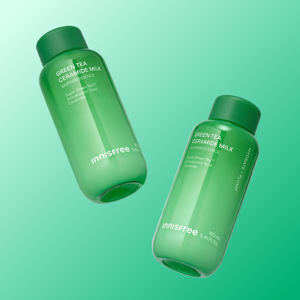 [최모나pick] 이니스프리 그린티 세라마이드 밀크 보습 에센스/수분 속건조 장벽 화잘먹 160ml, 2개 이미지 2