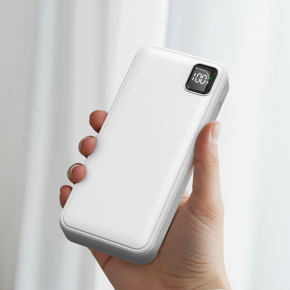 뉴클 에어볼트 PD 22.5W 고속충전 보조배터리 20000mAh, 화이트 - 메인 이미지