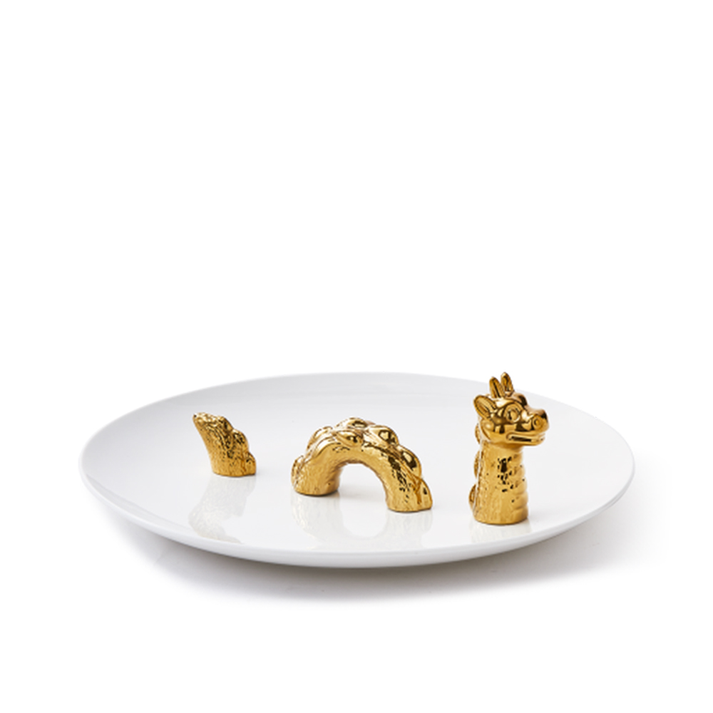 폴스포텐 드래곤 플레이트 Dragon Plate 도자기 오브제 접시 다과 - 상세 이미지 2