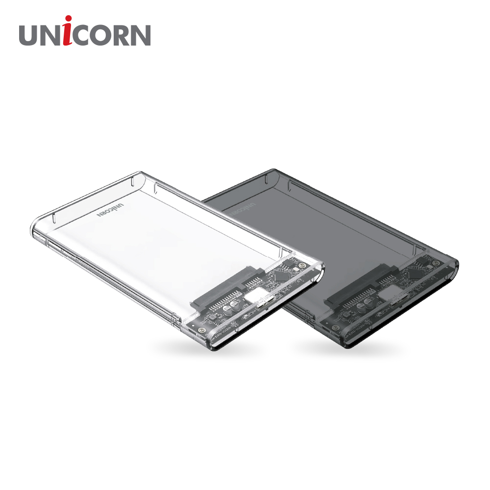 유니콘 USB3.2 Gen1 5G속도 2.5인치 HDD SSD투명/반투명 외장하드케이스 HD-8000G 이미지 6