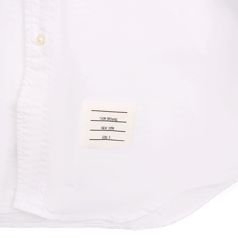 톰브라운 암밴딩 옥스포드 셔츠 MWL150E F0313 100 (2025 S/S) SIZE3 - 상세 이미지 2