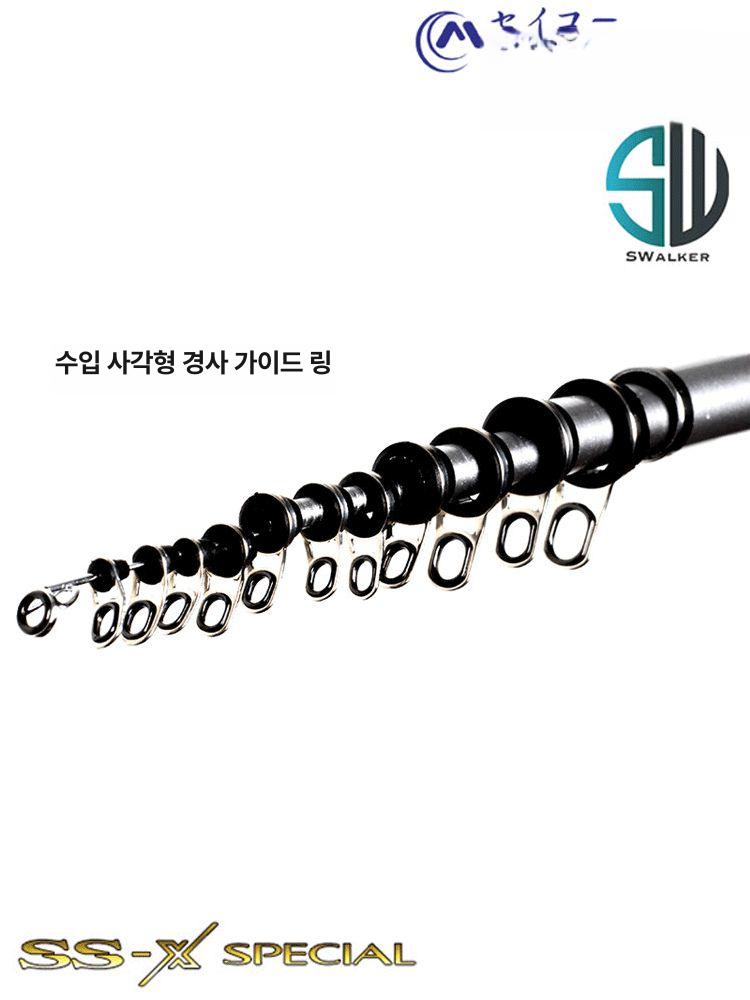 고카본 삼각 손잡이 경량 삼각대 SS X 갯바위 민물 블랙스피릿 00 3.8m - 상세 이미지 3