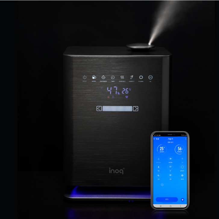 인공지능 스마트 복합식가습기 저소음 가열식 초음파식 복합가습기