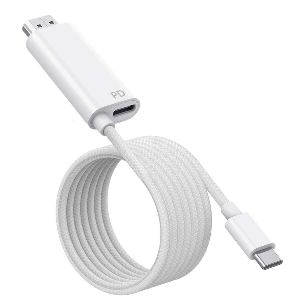 뷰엠 미러링케이블 C타입 CTOHDMI 동시충전 넷플릭스 갤럭시