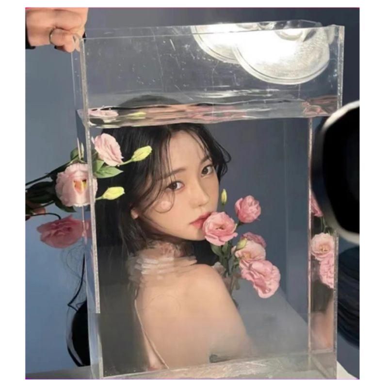 촬영 연출 아크릴 수조 스튜디오 수중 포토 사진 소품 40x23x27cm (일체형)