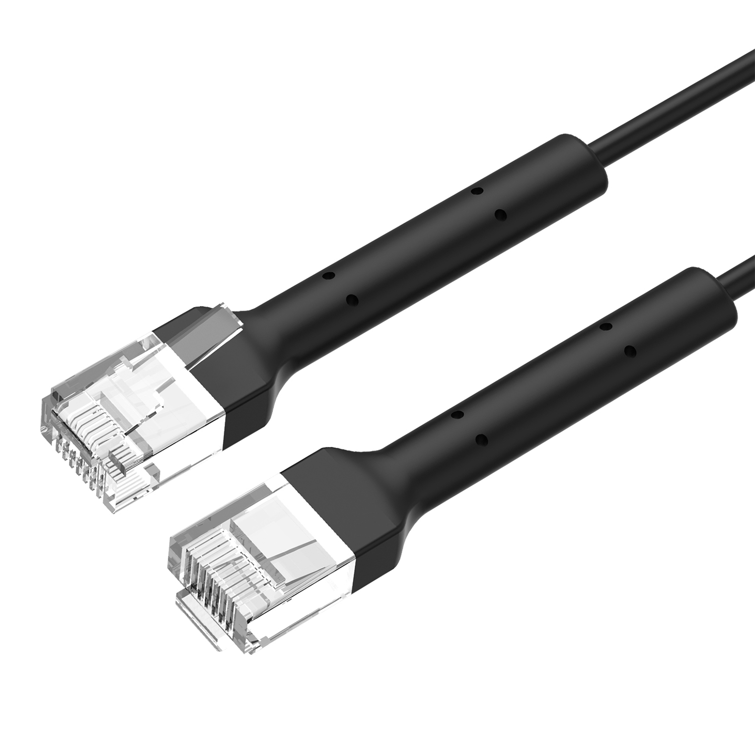 마하링크 CAT.6A UTP 상하꺽임 슬림 밴더블 랜케이블 ML-C6FB 0.3m, 1개 - 상세 이미지 2
