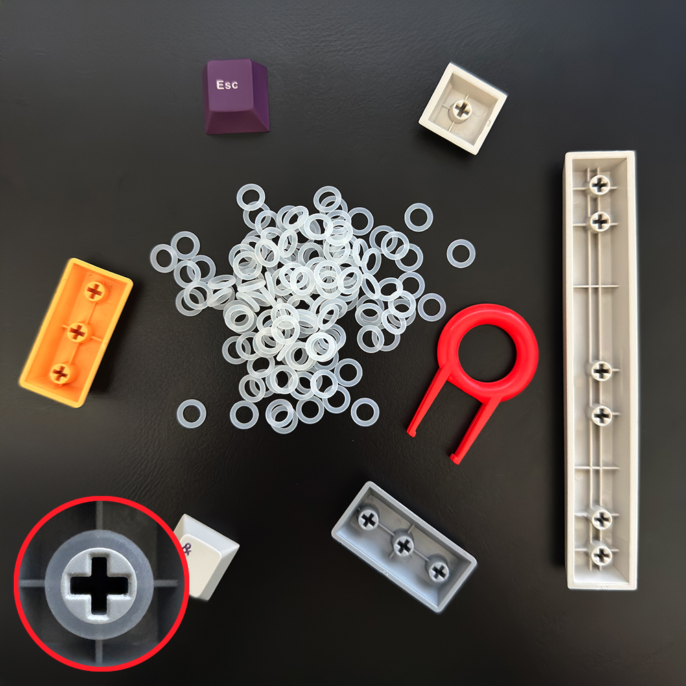 [135개] 키보드 키캡 오링 리무버 소음감소