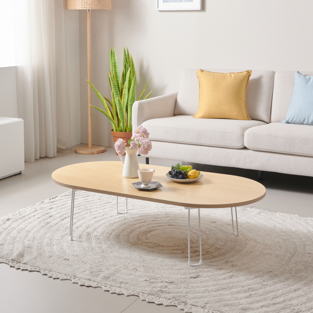 국산 거실 접이식 테이블 간이 식탁 침대 베드 트레이 접는 폴딩 고기 테이블