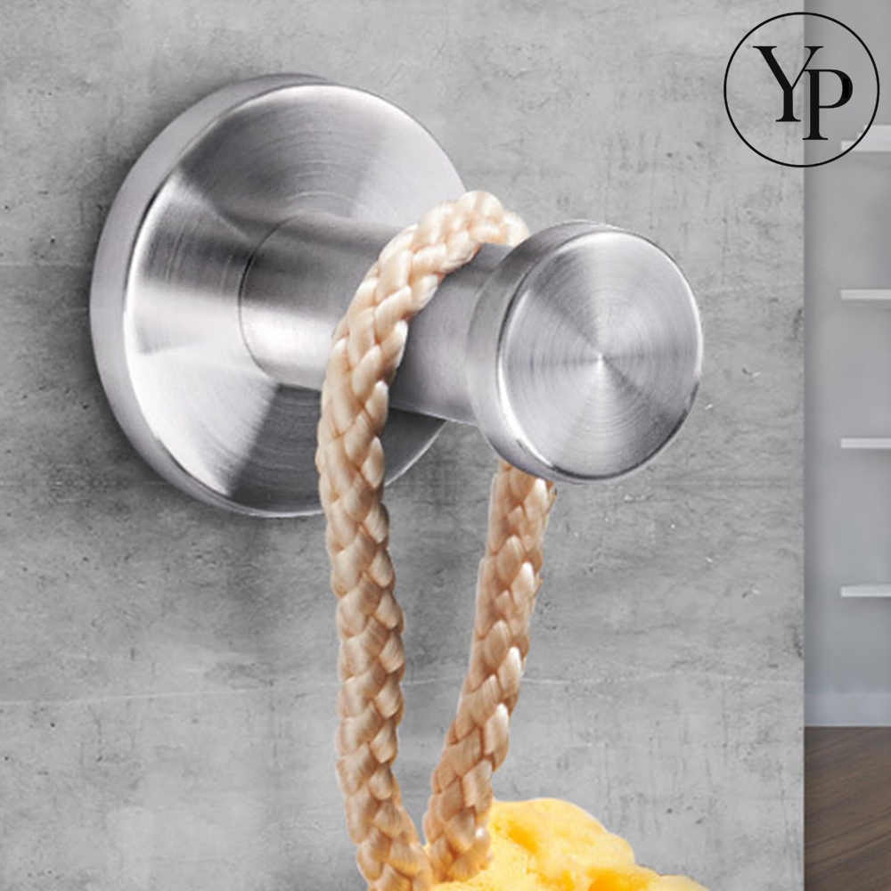 스테인레스 욕실 후크 고리 수건 수세미 벽부착 걸이 주방 도구 무타공 걸이