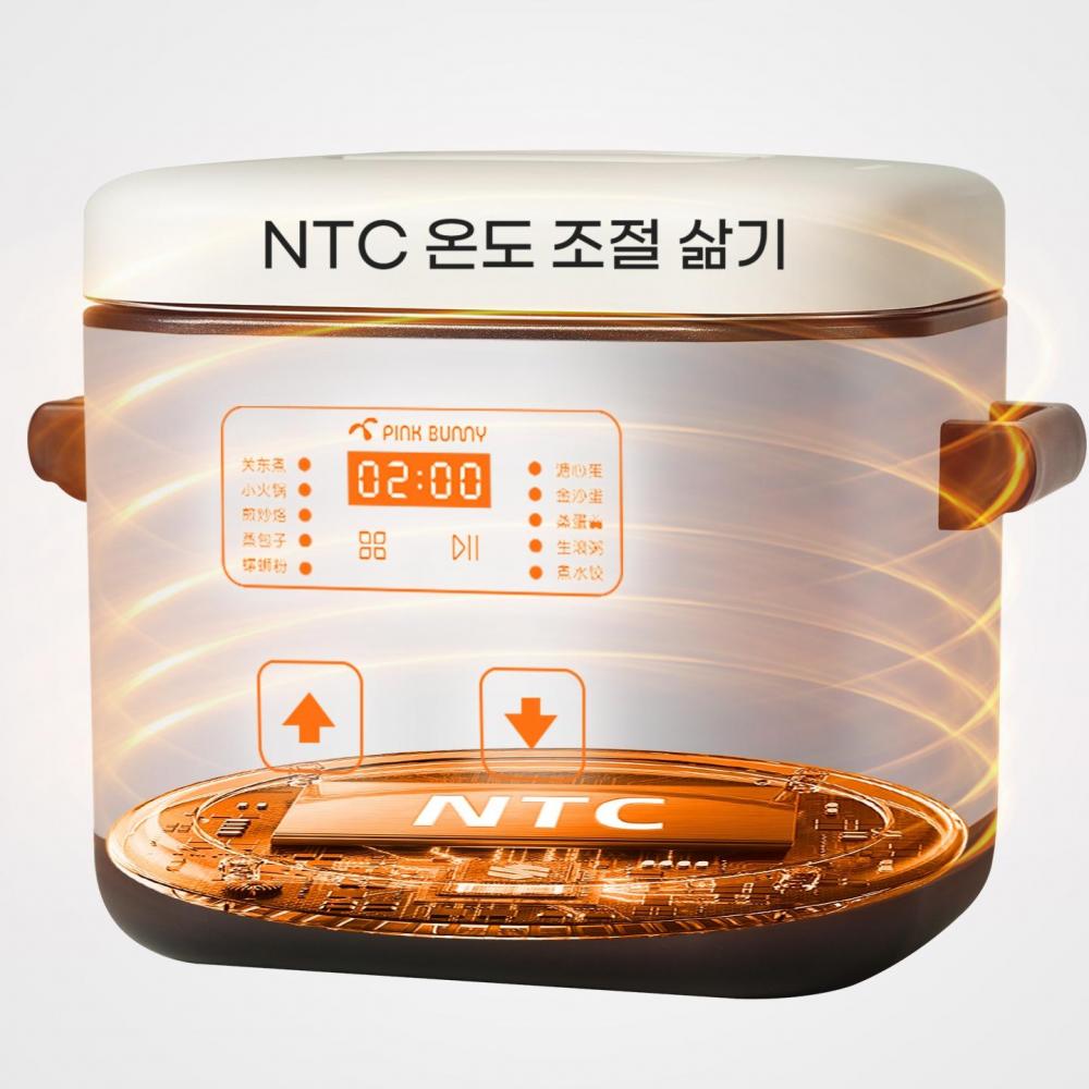 1인 혼밥 필수 다용도 만능 조리기구 원터치 리프팅 전골 찜기 조리기 전골 샤브샤브 마라탕 전기냄비 - 상세 이미지 4