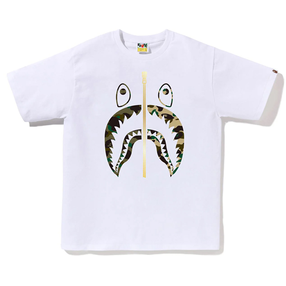 베이프 반팔티 1ST CAMO SEPARATE SHARK TEE 1L30-110-018 - 상세 이미지 3
