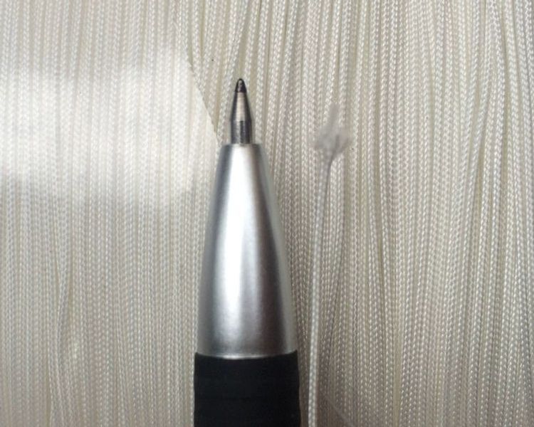 버티컬 끈 블라인드 줄 교체용 나일론 커튼 로프 0.8mm 블랙 - 상세 이미지 4