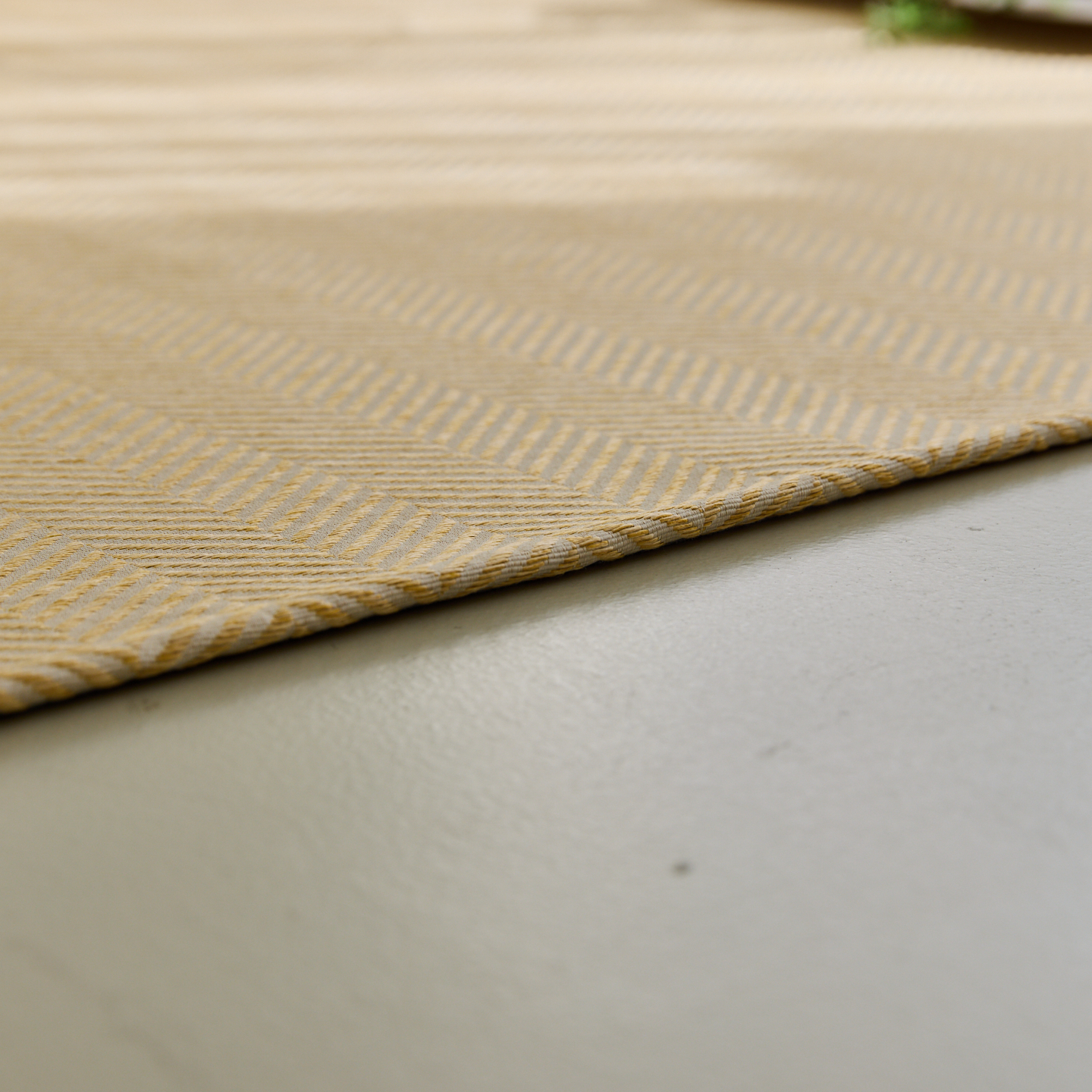 네추럴 방수러그 사이잘룩 대형 거실 식탁 카페트 헤링본 골드베이지, 사각형200x300