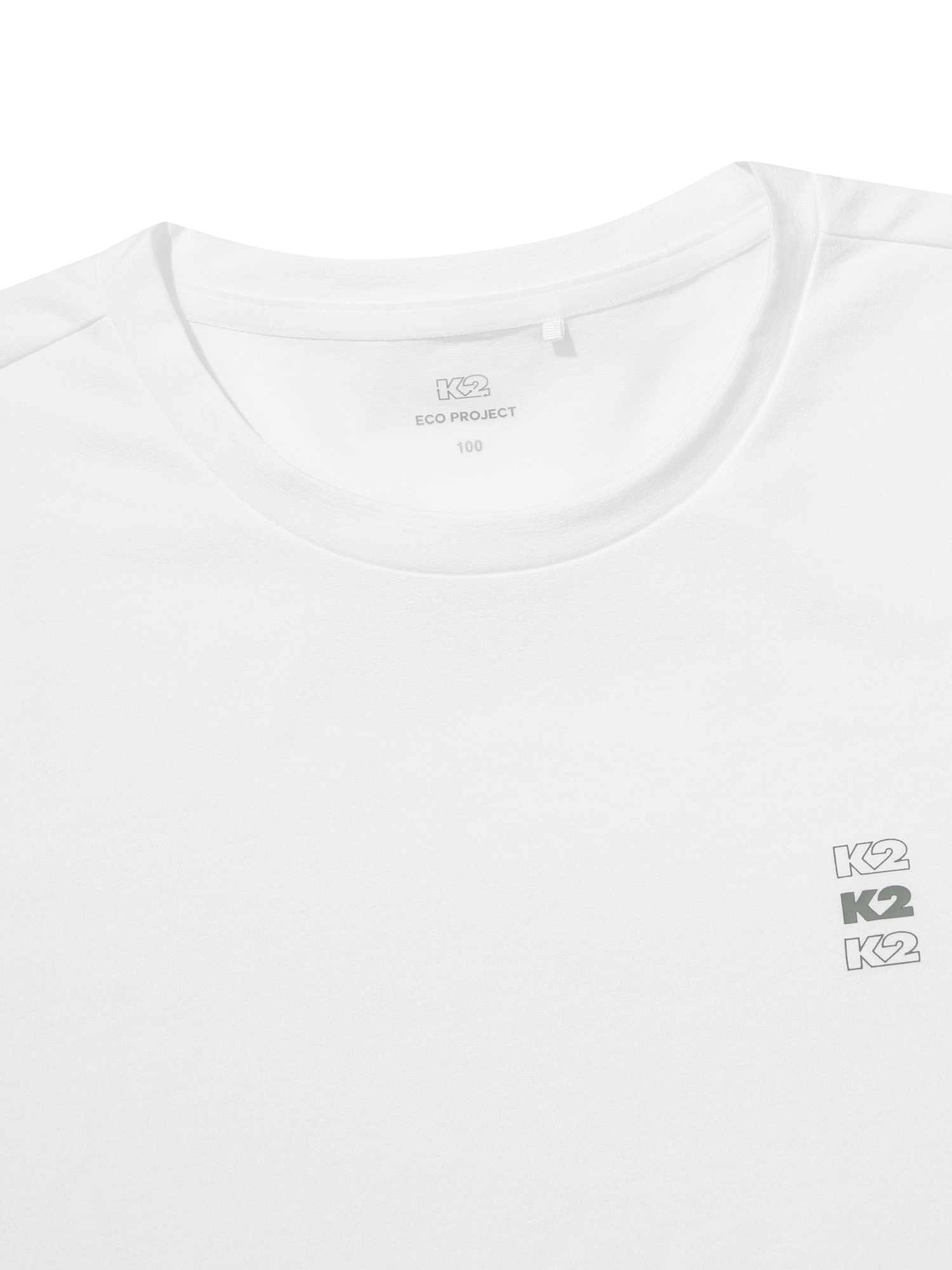 [본사직영] K2 남성 소로나 스타터 티셔츠 (공용) White KMM25250W2 - 상세 이미지 3
