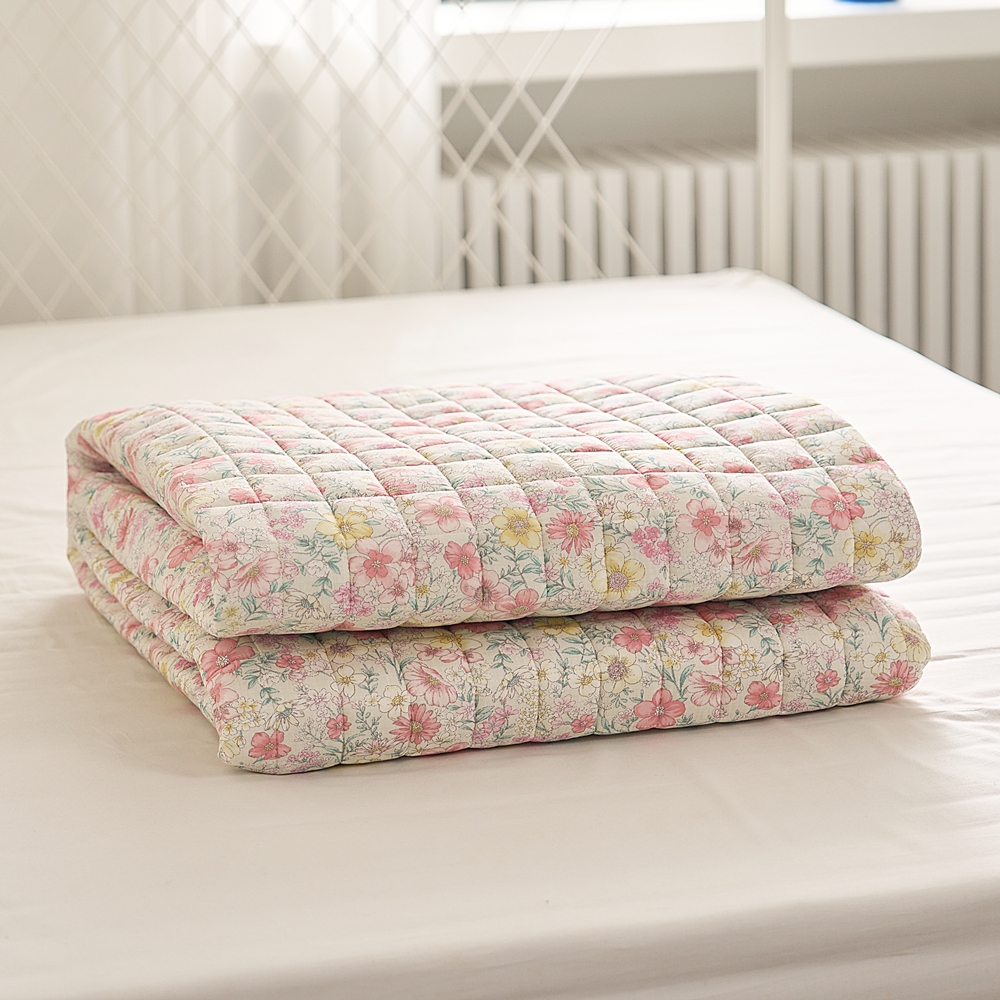 나라데코 100% 텐셀 모달 플라워 꽃 무늬 사계절 침대 패드 SS