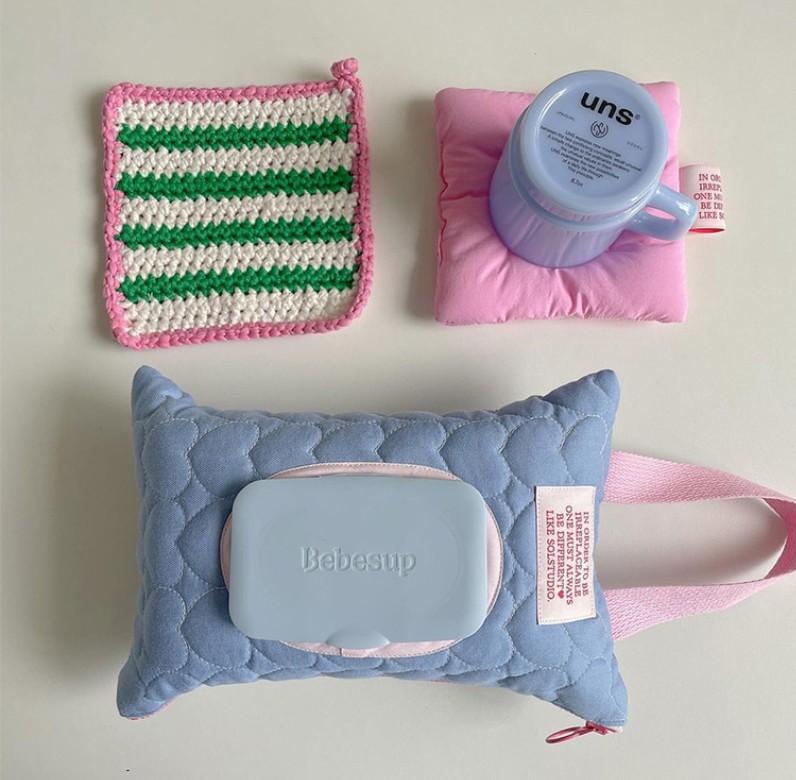 물티슈 케이스 파우치 커버 차량용 휴대용 티슈케이스