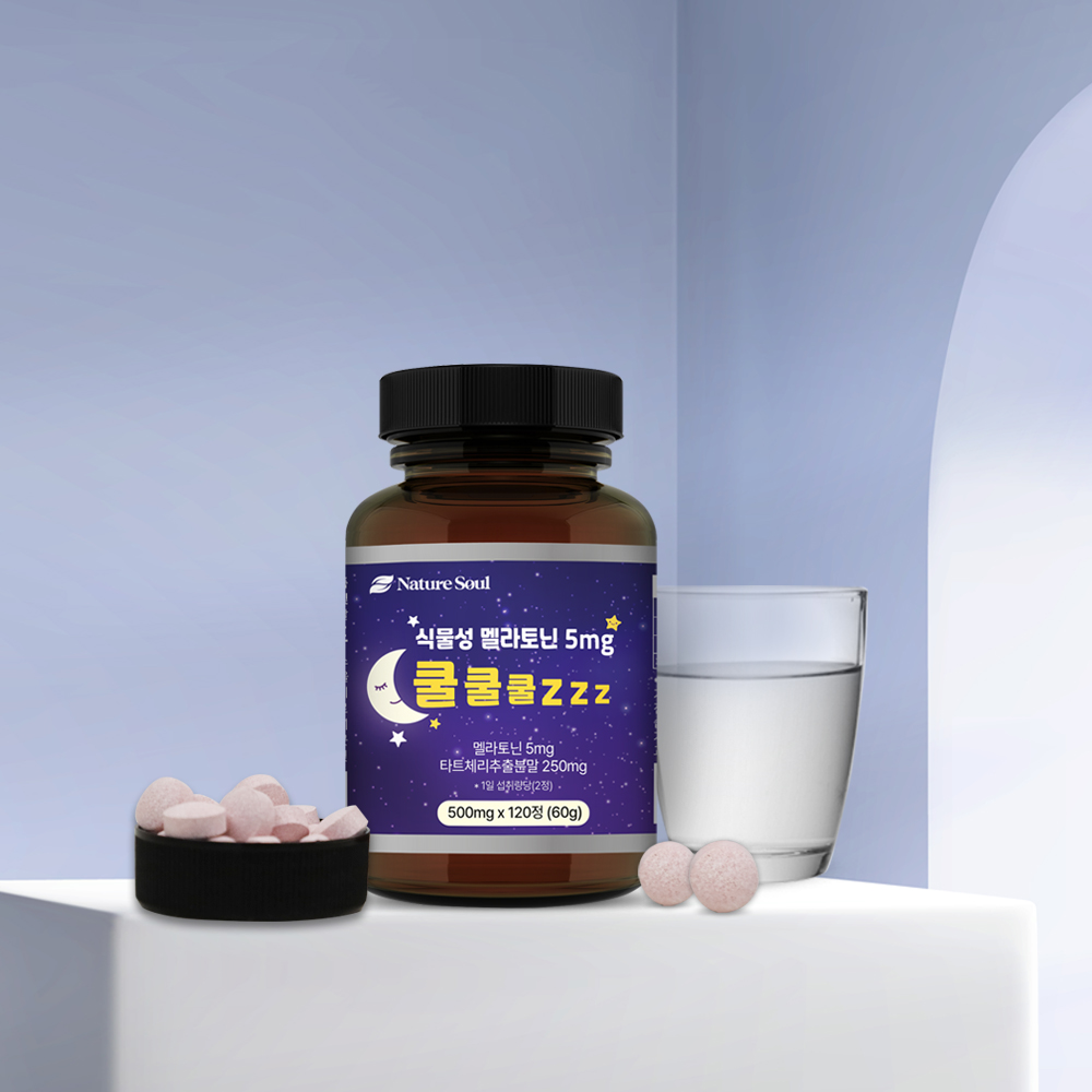 [추석선물세트+쇼핑백 총18개월분] 식물성 멜라토닌5mg 함유 쿨쿨쿨zzz 360정, 3개 - 상세 이미지 4