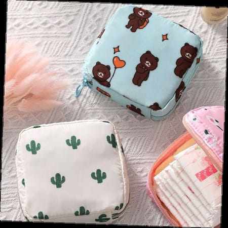 생리대파우치 여성용품보관 개인위생용품 은밀수납 휴대용 위생적인