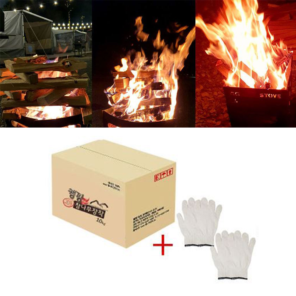 다목적 참나무 장작 1박스 바베큐 화력 땔감