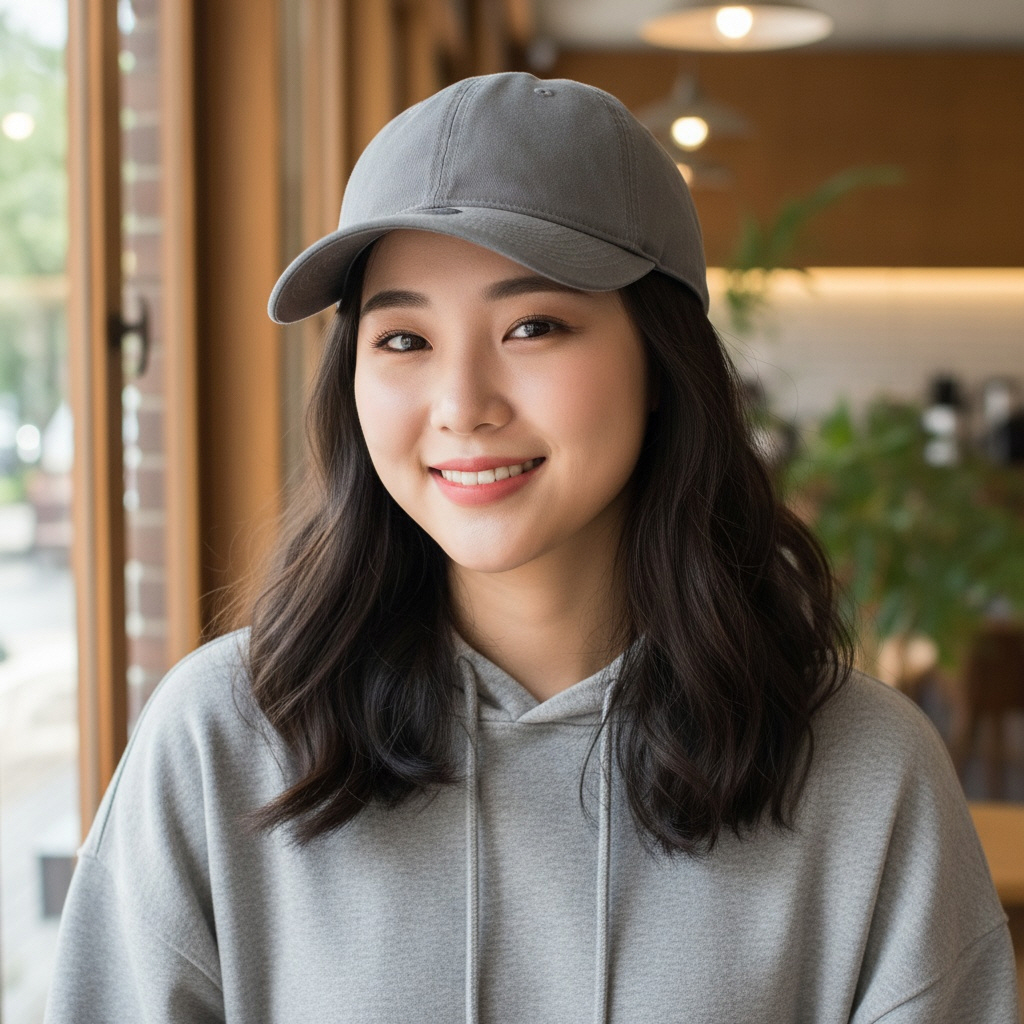 뉴에라 병행수입 무지캡 야구모자 블랭크캡 볼캡 그레이 NE201 프리사이즈 - 메인 이미지