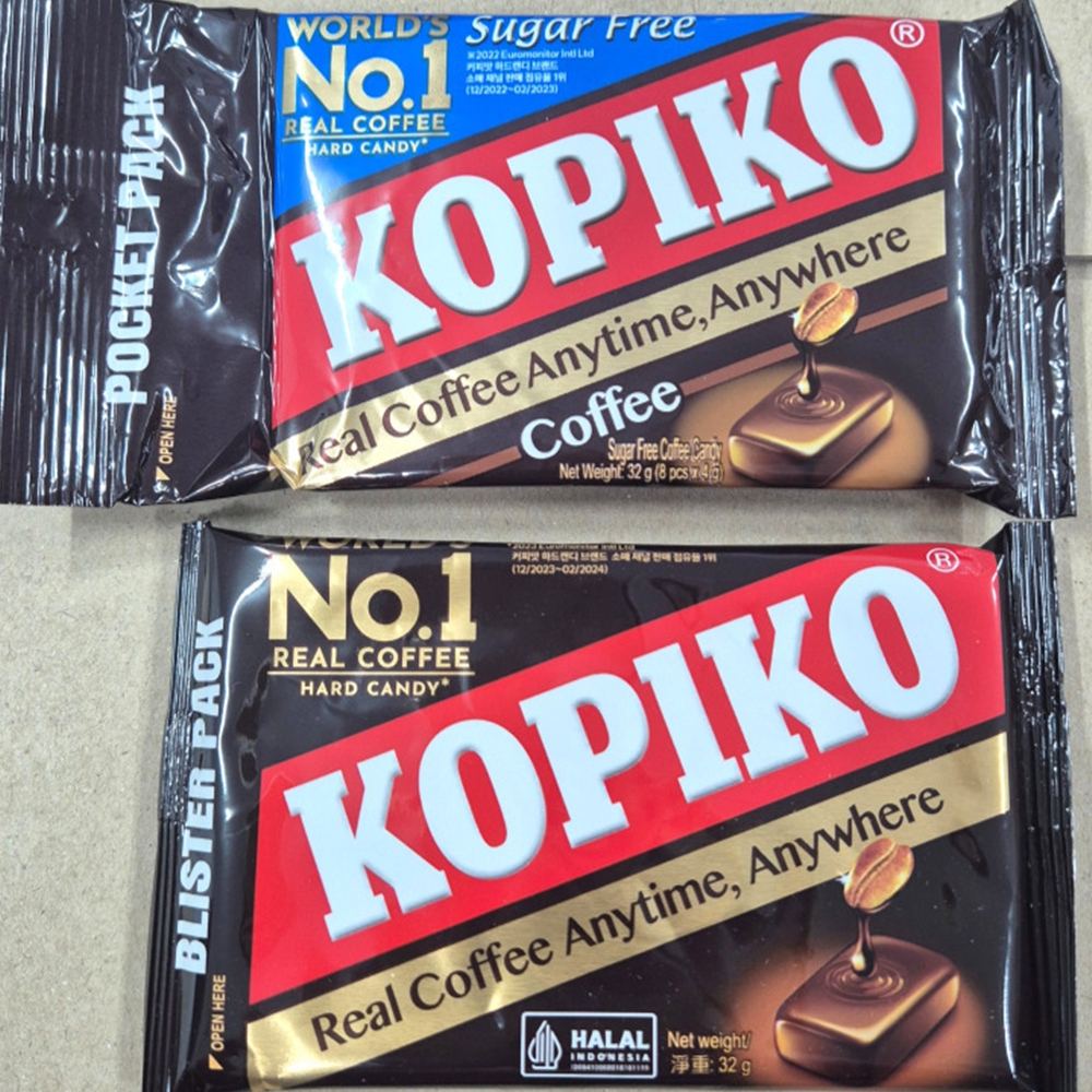 코피코캔디 9봉지 kopiko 카페인 피곤할때먹는 운전 커피코 저혈당 대용량 잠깨는 커피맛 - 상품 이미지