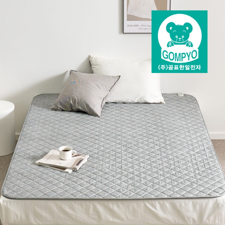 퀸 침대 전기매트 침대용 캠핑 휴대용 캠핑용 온열매트