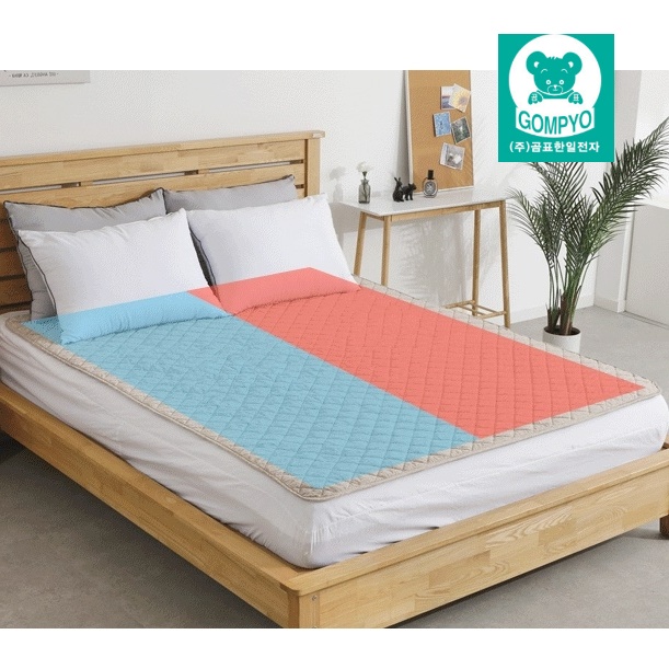 침대 온열 매트 침대용 전기매트 분리난방 탄소매트