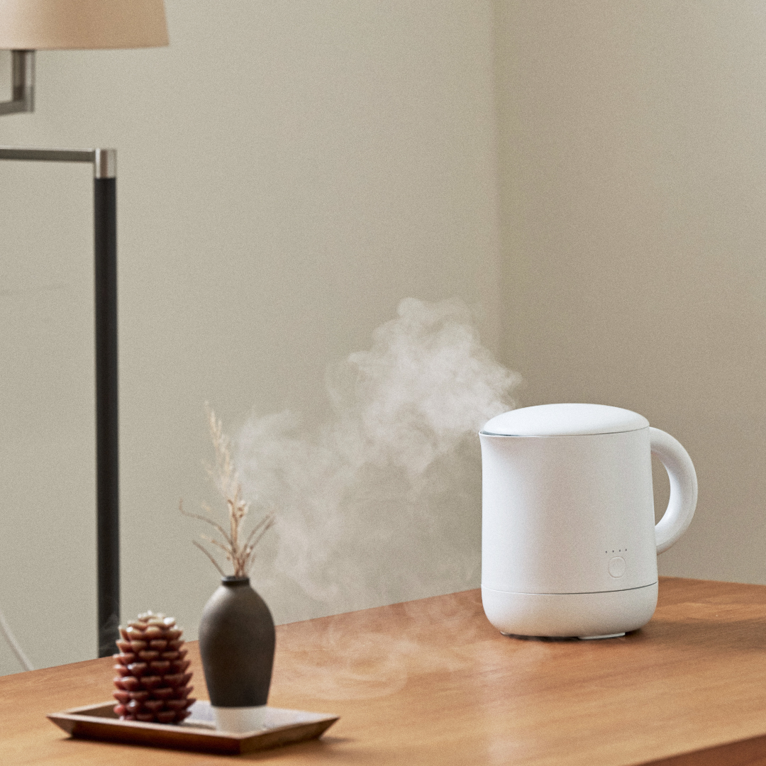 에디르 스텐 초음파 가습기 탁상용 사무실 가습기 세척편한 미니 가습기