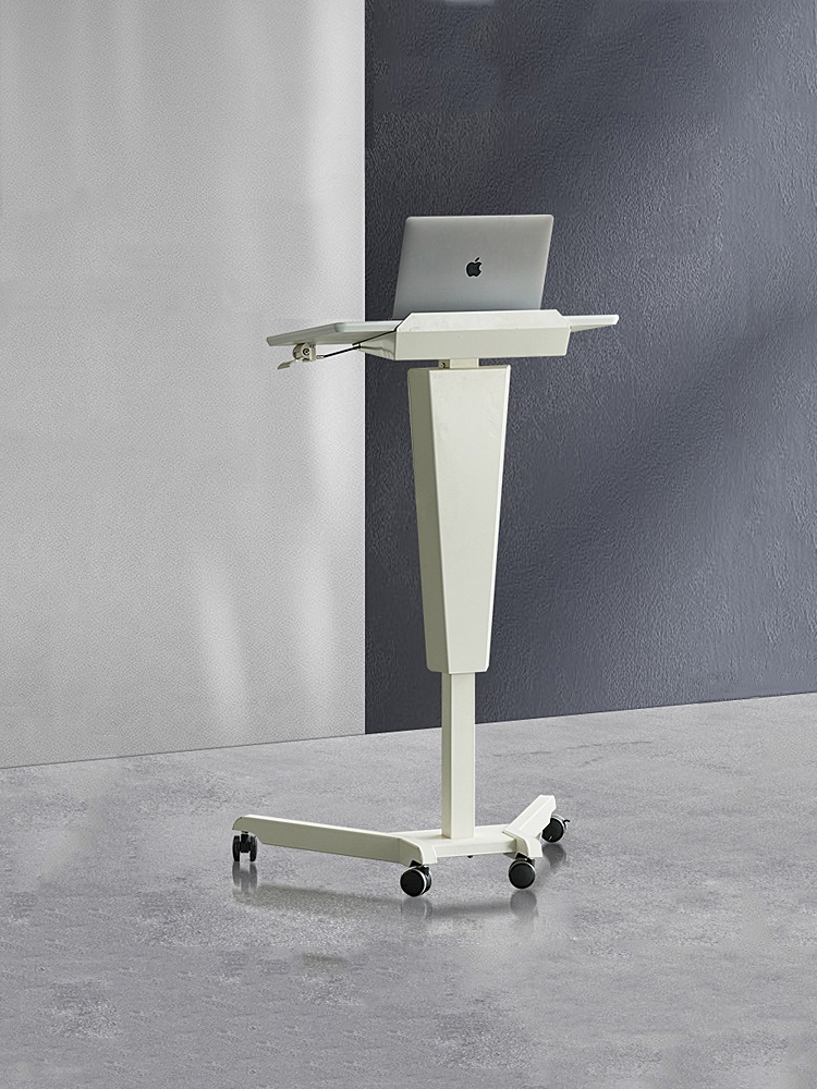 이동식강연대 단상 높이조절 강의용 회의실 교수대 교회 교탁 - 상품 이미지
